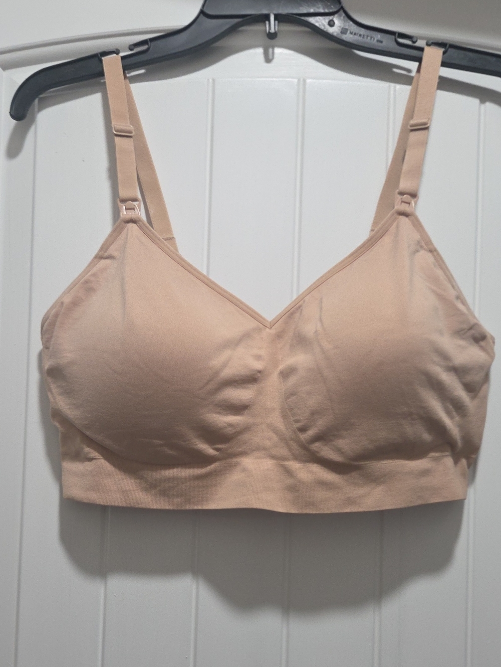 Auden Beige Wireless Comfort Bralette Breast Feeding Bra